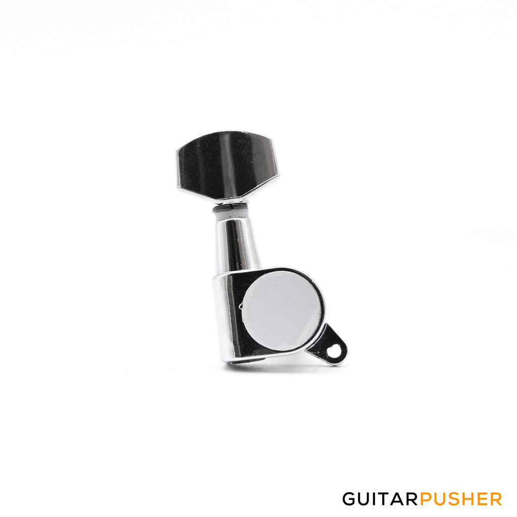 GCraft GP02E 6InLine Machine Head Tuner Chrome GuitarPusher