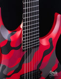 Ormsby RUN 13 - DC GTR Artist Series Dino Cazares Signature 6-String Multiscale Electric Guitar Blood Camo