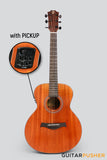 Phoebus Progeny Baby-10N GSe All-Mahogany GS Mini Acoustic-Electric Guitar w/ Gig Bag