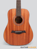 Phoebus Progeny Baby-10N Mini Dreadnought 3/4 All-Mahogany Acoustic Guitar w/ Gig Bag