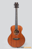 Phoebus Baby-N GS-E v3 All Mahogany GS Mini (3rd Gen.) Travel Acoustic-Electric Guitar w/ Gig Bag - LEFT HAND