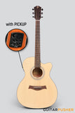 Phoebus Progeny PG-10ce OM Acoustic-Electric Guitar w/ Gig Bag