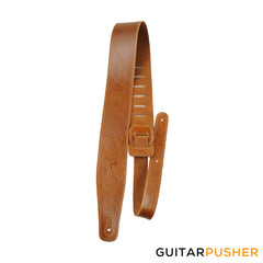 Perri's Leather Africa Collection 2.5" Top Grain Italian Leather Guitar Strap w/ Super Soft Suede Backing