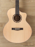 Phoebus PF-700JF Solid Top Jumbo Folk Acoustic Guitar - GuitarPusher