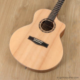 Phoebus PF-700JF Solid Top Jumbo Folk Acoustic Guitar - GuitarPusher