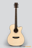 Phoebus PG-20ce v3 OM (3rd Gen.) Acoustic-Electric Guitar w/ Gig Bag - GuitarPusher