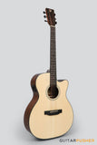 Phoebus PG-20ce v3 OM (3rd Gen.) Acoustic-Electric Guitar w/ Gig Bag - GuitarPusher