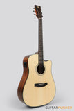 Phoebus PG-30ce V3 Dreadnought (3rd Gen.) Acoustic-Electric Guitar w/ Gig Bag - GuitarPusher