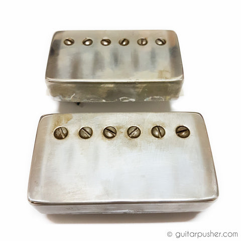 Bareknuckle PG Blues Humbucker Pickup Set - Aged Nickel 2