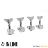 Graphtech Ratio 4-String 4-in-Line Y-Style Bass Machine Heads PRB-4400-B0 PRB-4400-C0