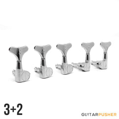 Graphtech Ratio 5-String 3+2 Y-Style Bass Machine Heads PRB-5320-B0 PRB-5320-C0