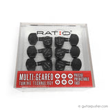 Graphtech RATIO Electric Locking 3+3 Contemporary Black 2 Pin PRL-8311-B0