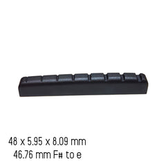 Graphtech Black TUSQ XL 8 String Pre-Slotted Nut PT-1355-00
