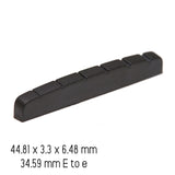Graphtech Black TUSQ XL Slotted Nut Flat Bottom PT-5010-00