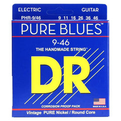DR Pure Blues Real Vintage Nickel Electric Guitar Strings Heavy Bottom - GuitarPusher