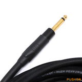 Rattlesnake Standard Instrument Cable - Straight to R/A Nickel Plugs