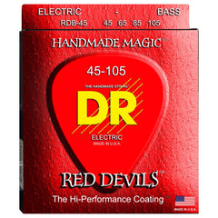 DR Red Devils 4-String K3 Coated Bass Strings - GuitarPusher
