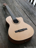 La Mancha Rubinito CM-CWE Cutaway Solid Top Classical-Electric Guitar