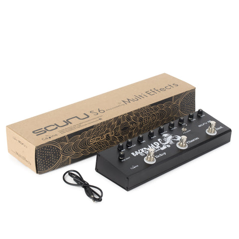 analog multi effects pedal Scuru S6 Analog Multi-Effect Pedal – GuitarPusher