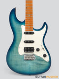 Sire S7FM Alder S Style w/ Flamed Maple Top Electric Guitar - Transblue