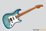 Sire S7FM Alder S Style w/ Flamed Maple Top Electric Guitar - Transblue