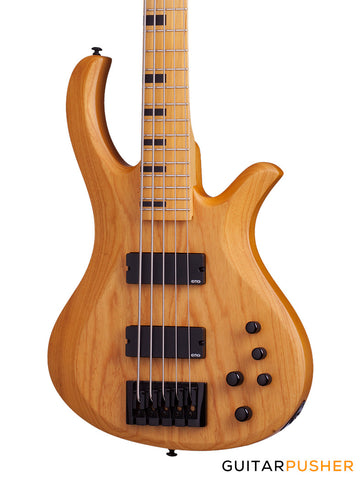 Schecter Session Series Riot-5 5-String Bass (Aged Natural Satin)