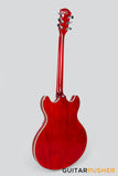 Sire H7 Maple Hollowbody Electric Guitar - See-Through Red (2023)