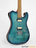 Sire T7FM Alder T-Style Electric Guitar w/ Flamed Maple Top - Transblue