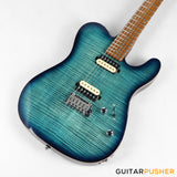 Sire T7FM Alder T-Style Electric Guitar w/ Flamed Maple Top - Transblue