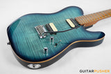 Sire T7FM Alder T-Style Electric Guitar w/ Flamed Maple Top - Transblue