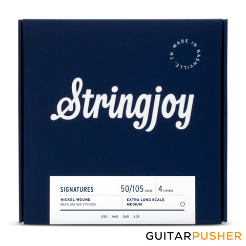 Stringjoy Bass Guitar String Set Extra Long Scale Medium 50-105