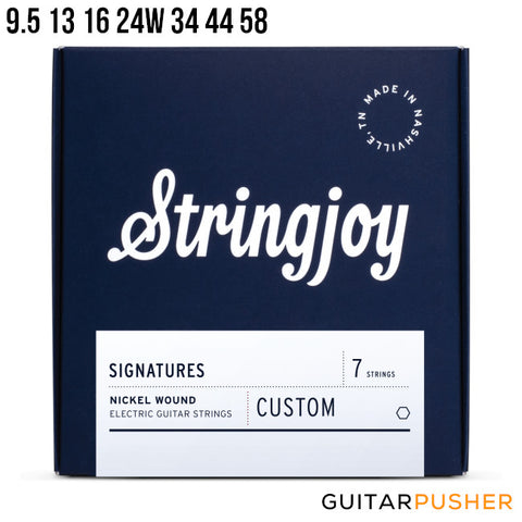 Stringjoy 7-String Set - BALANCED 9.5s Super Light Plus (9.5 13 16 26w 36 46 58)