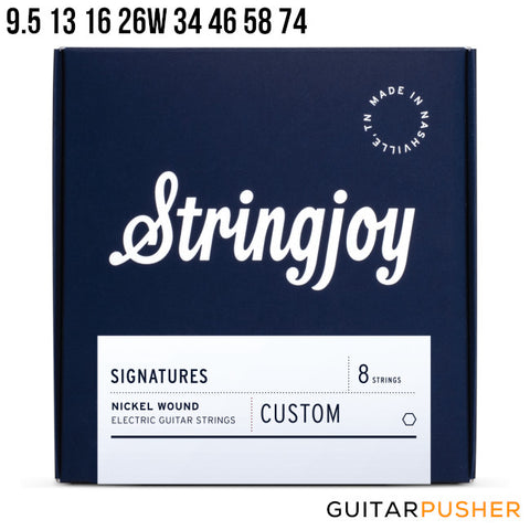 Stringjoy 8-String Set - BALANCED Super Light Plus 9.5s (9.5 13 16 24w 32 44 58 74)
