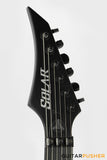 Solar Guitars A1.6Coroner Carbon Black Matte Electric Guitar w/ Fishman Fluence Modern Pickups