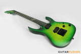 Solar Guitars A1.6LB Flame Lime Burst Electric Guitar w/ Evertune Bridge