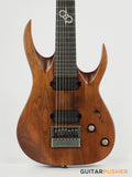 Solar Guitars A1.7D LTD Aged Natural Matte/Distressed 7-String Electric Guitar with Evertune Bridge