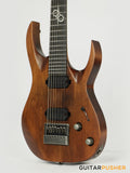 Solar Guitars A1.7D LTD Aged Natural Matte/Distressed 7-String Electric Guitar with Evertune Bridge