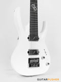 Solar Guitars A1.7 Vinter Pearl White Matter 7-String Electric Guitar with Fishman Fluence Modern & Evertune Bridge