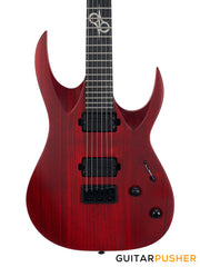 Solar Guitars A2.6TBR Trans Blood Red Matte Electric Guitar