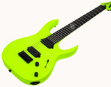 Solar Guitars A2.7LN Lemon Neon Matte 7-String Electric Guitar