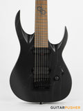 Solar Guitars AB1.7BOP Artist LTD Black Open Pore 7-String Electric Guitar w/ Evertune Bridge