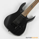 Solar Guitars AB1.7BOP Artist LTD Black Open Pore 7-String Electric Guitar w/ Evertune Bridge