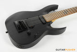 Solar Guitars AB1.7BOP Artist LTD Black Open Pore 7-String Electric Guitar w/ Evertune Bridge