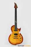 Solar Guitars GC1.6T-FAB Flame Solar Amber Burst Singlecut Electric Guitar