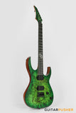Solar Guitars S1.6 HLB Matte Electric Guitar - Lime Burst