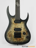 Solar Guitars S1.6PB Electric Guitar w/ Evertune Bridge - Poplar Burl