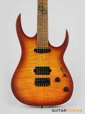 Solar Guitars SB1.6HFSB Flame Solar Burst Matte Electric Guitar