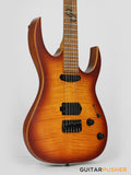 Solar Guitars SB1.6HFSB Flame Solar Burst Matte Electric Guitar