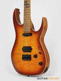 Solar Guitars SB1.6HFSB Flame Solar Burst Matte Electric Guitar