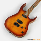 Solar Guitars SB1.6HFSB Flame Solar Burst Matte Electric Guitar